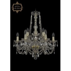 Хрустальная подвесная люстра 11.11.6+3.195.h-63.Gd.Sp