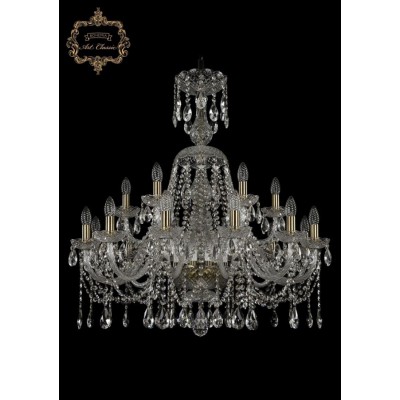Хрустальная подвесная люстра 11.12.12+6.300.XL-90.Br.Sp