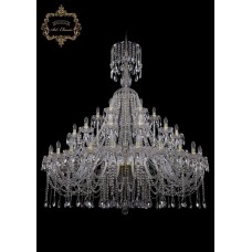 Хрустальная подвесная люстра 11.12.24+12+6.530.XL-164.Gd.Sp