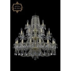 Хрустальная подвесная люстра 11.21.16+8+4.300.3d.Gd.Sp