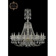 Хрустальная подвесная люстра 11.21.18.400.XL-128.Gd.Sp