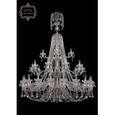 Хрустальная подвесная люстра 11.21.20+10+5.530.3d.XL-196.Gd.Sp