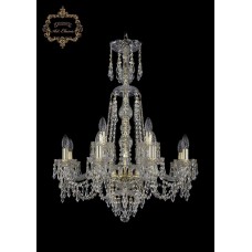 Хрустальная подвесная люстра 11.23.8+4.220.XL-80.Gd.Dr