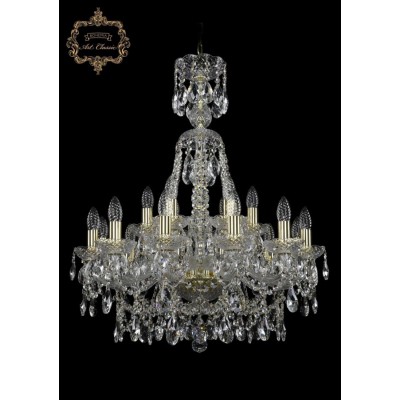 Хрустальная подвесная люстра 11.25.12+6.220.XL-80.Gd.Sp
