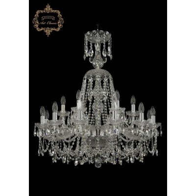 Хрустальная подвесная люстра 11.25.12+6.300.XL-91.Cr.Sp