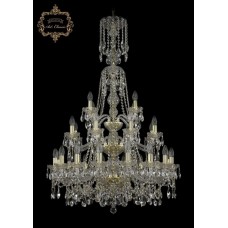 Хрустальная подвесная люстра 11.25.16+8+4.300.3d.XL-130.Gd.Sp