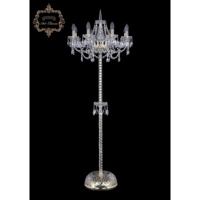 Хрустальный торшер 13.25.8.200.P.h-160.Gd.Sp