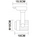 Трековый светильник однофазный 220V светодиодный A1620PL-1BK