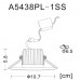 Встраиваемый светодиодный светильник Track Lights A5438PL-1SS