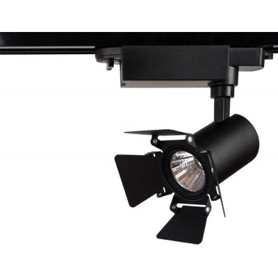 Трековый светильник однофазный 220V светодиодный Track Lights A6709PL-1BK