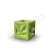 Кашпо Icelandic Cube DB Spring Green Кашпо Icelandic Cube DB Spring Green