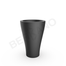 Кашпо Vetro 80 Coal Black Кашпо Vetro 80 Coal Black