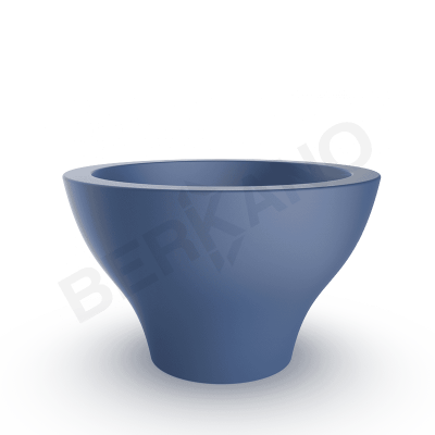 Кашпо Vetro 75 Wave Blue