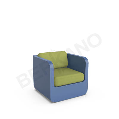 Кресло Grace с подушками Wave Blue / Green