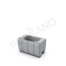 Кашпо-соединитель Y-seat longer DB Concrete Gray