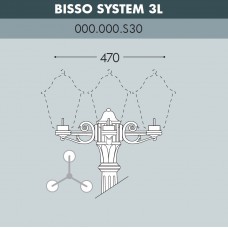 Консоль для паркового фонаря FUMAGALLI BISSO SYS 3L  000.000.S30.A0