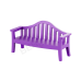 Скамейка Province Deep Violet Скамейка Province Deep Violet