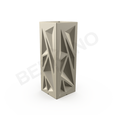 Кашпо Icelandic Vertical DB Bone Brown