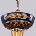 Подвесная люстра с хрусталем 1308/8/195 G Am/Amber-Blue/H-1J