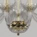 Подвесная люстра с хрусталем 1310/10/195 G Cl/Clear/M-1F