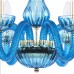 Подвесная люстра с хрусталем 1310/8/240 G Aq/Aquamarime/M-1H