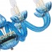 Подвесная люстра с хрусталем 1310/8/240 G Aq/Aquamarime/M-1H