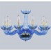 Подвесная люстра с хрусталем 1311/10/200 G Aq/Aquamarime/M-1H