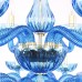 Большая люстра с хрусталем 1311/12+6/360/2d G Aq/Aquamarine/M-1H