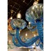 Большая люстра с хрусталем 1311/12+6/360/2d G Aq/Aquamarine/M-1H