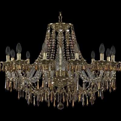 Подвесная люстра хрустальная Ivele Crystal 16103/12/300 G R777