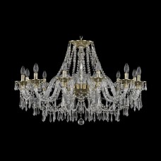 Подвесная люстра хрустальная Ivele Crystal 16103/12/360 G
