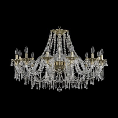 Подвесная люстра хрустальная Ivele Crystal 16103/12/360 G