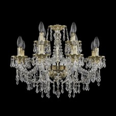 Подвесная люстра хрустальная Ivele Crystal 16103/8+4/195 G
