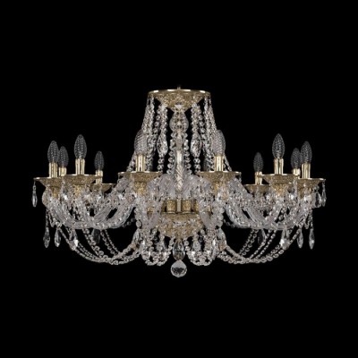 Подвесная люстра хрустальная Ivele Crystal 16106/12/300 G