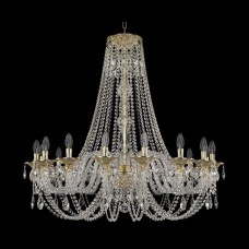 Подвесная люстра хрустальная Ivele Crystal 16106/16/360/H-95 G
