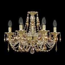 Подвесная люстра хрустальная Ivele Crystal 16106/6/165 G R777