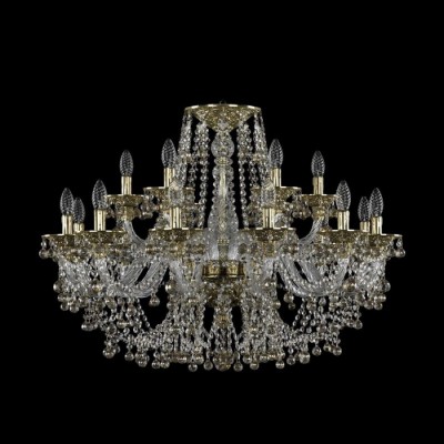 Подвесная люстра хрустальная Ivele Crystal 16109/12+6/300 G K801