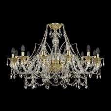 Подвесная люстра хрустальная Ivele Crystal 16111/12/360 G