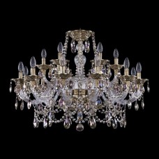 Подвесная люстра хрустальная Ivele Crystal 16111/12+6/300 G R801