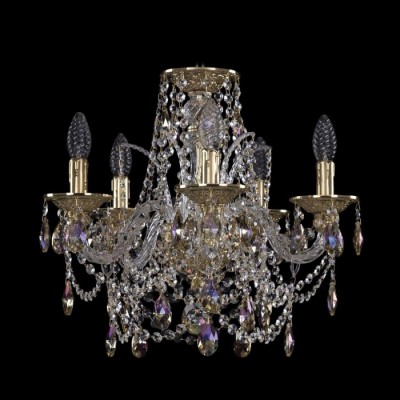 Подвесная люстра хрустальная Ivele Crystal 16111/5/141 G K801