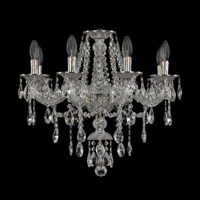 Подвесная люстра хрустальная Ivele Crystal 16115/8/200 Ni