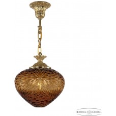 Подвесной светильник хрустальный 7003P/23 G Amber/H-1A