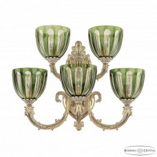 Бра 7109B16/3+2/210 GW P1 U Clear-Green/H-1H