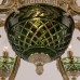 Подвесная люстра хрустальная 72009P/6/175 GW P Clear-Green/H-1J Y8 FL2S