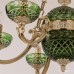 Подвесная люстра хрустальная 72009P/6/175 GW P Clear-Green/H-1J Y8 FL2S
