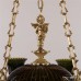 Подвесная люстра хрустальная 72009P/9/250 G P2 U Amber-Green/H-1K Y8 FA10B