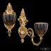 Бра хрустальное Verona 7203B15/1/210 G P1 U Amber-Blue/H-1K