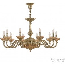 Подвесная люстра хрустальная 72101P/10/300 G P Shampan/M-1H