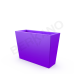 Кашпо Trapezio 70H DB Deep Violet