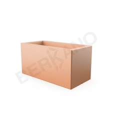 Кашпо Cubric 80*40 Terracotta